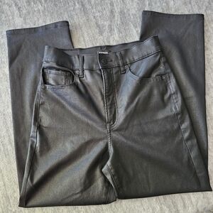 Express Women's Black Straight Leg Jeans